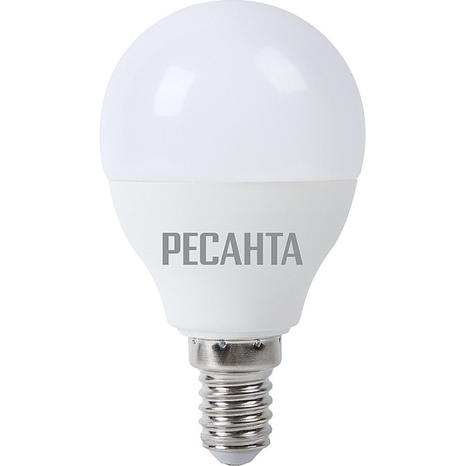 Лампа светодиодная РЕСАНТА LL-R-G45-7W-230-3K-E14 76/1/6